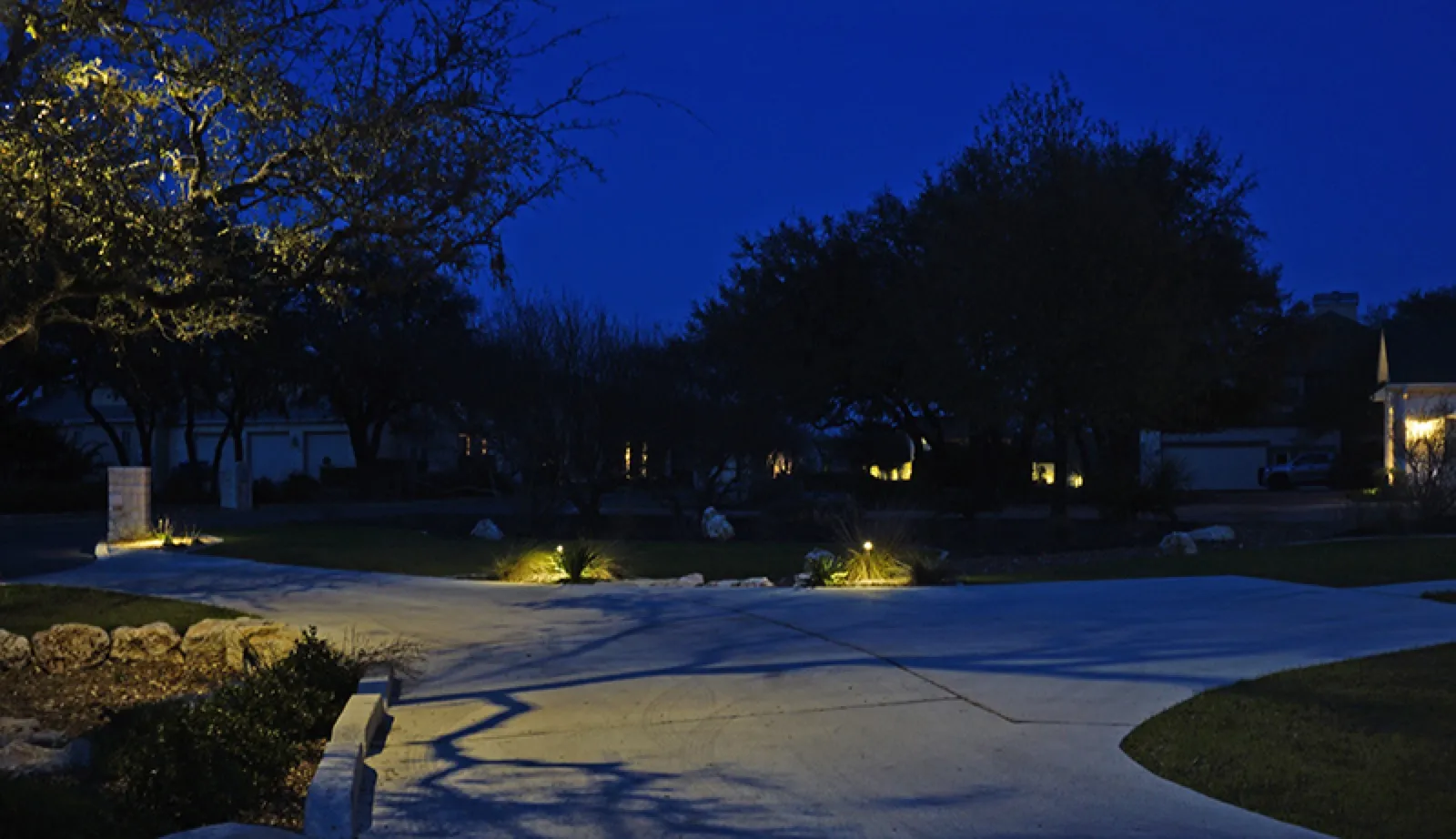 Boerne TX LED Driveway Lighting Landscape