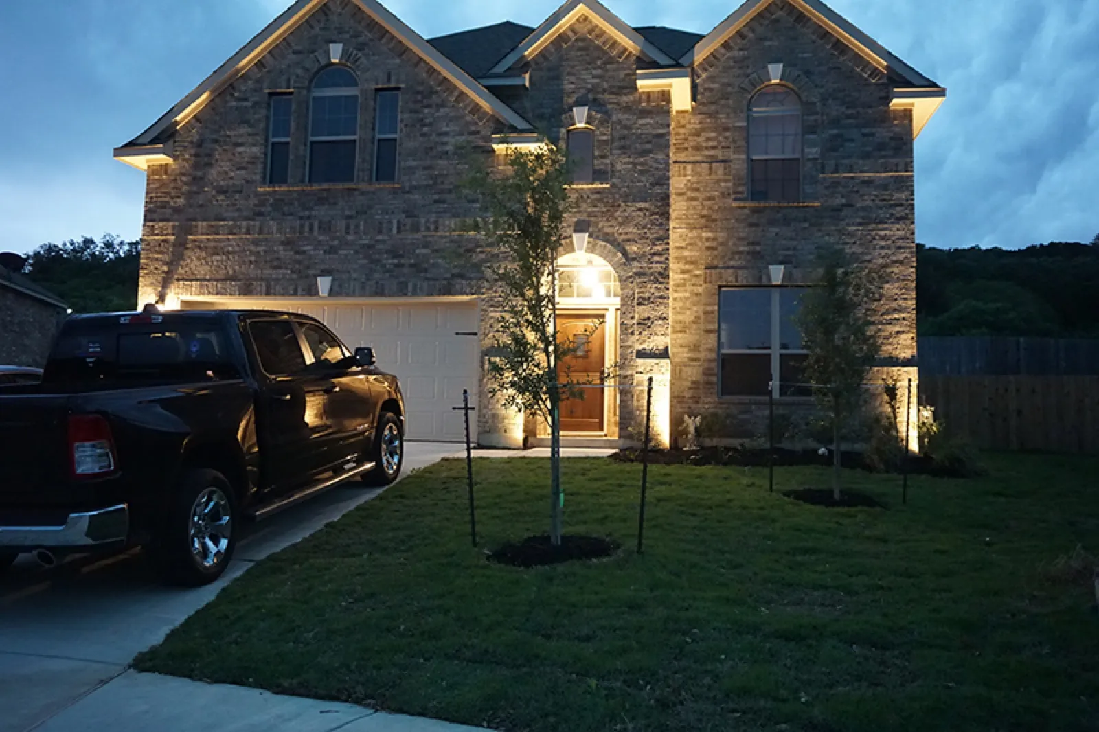 Helotes TX LED Accent Lighting Landscape