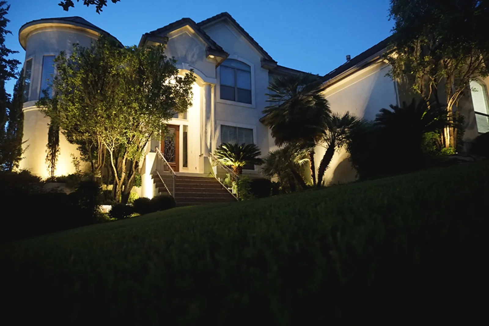 San Antonio TX LED Up Lighting Landscape